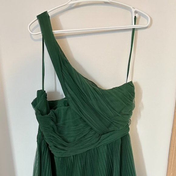 Green midi prom dress - Picture 4 of 5